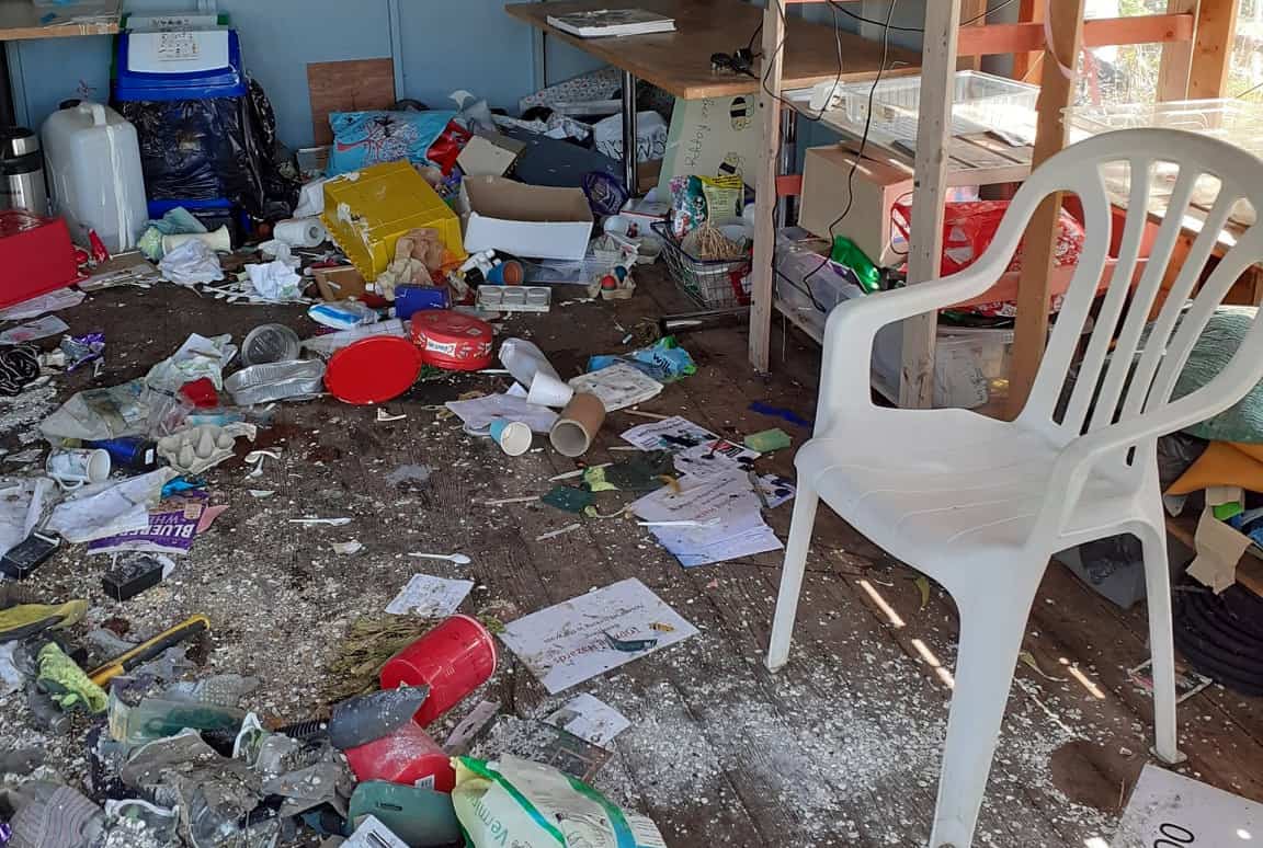 Police on the hunt for ‘mindless’ vandals who destroyed safe space used by NHS patients