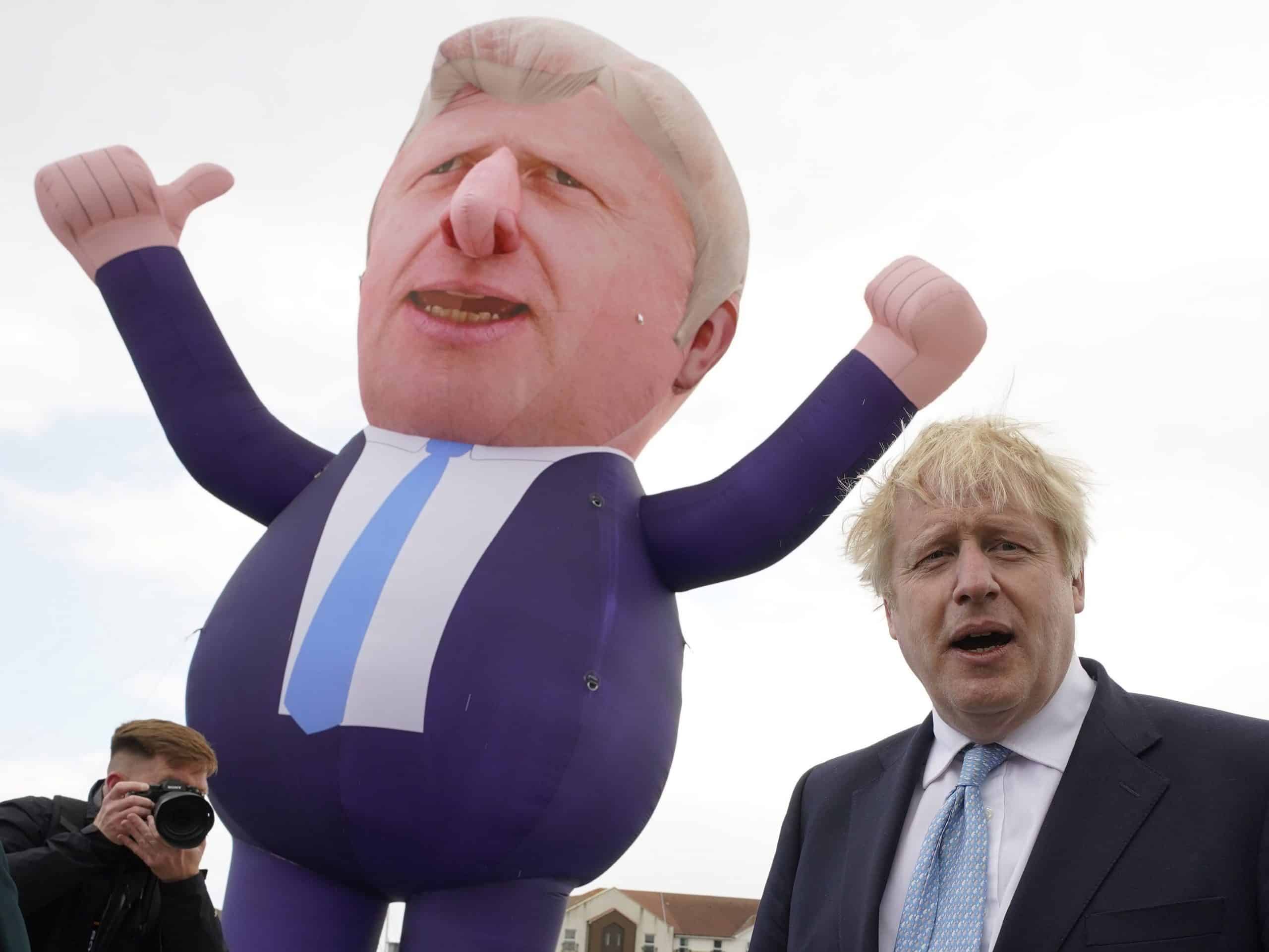 Johnson’s poll lead collapses as Tory MPs mount rebellion against PM