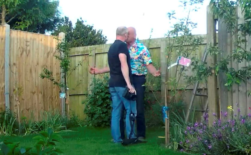Tory councillor angrily confronts neighbour in row over 8sq metre strip of land