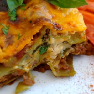 Lasagne With Mince And Spinach