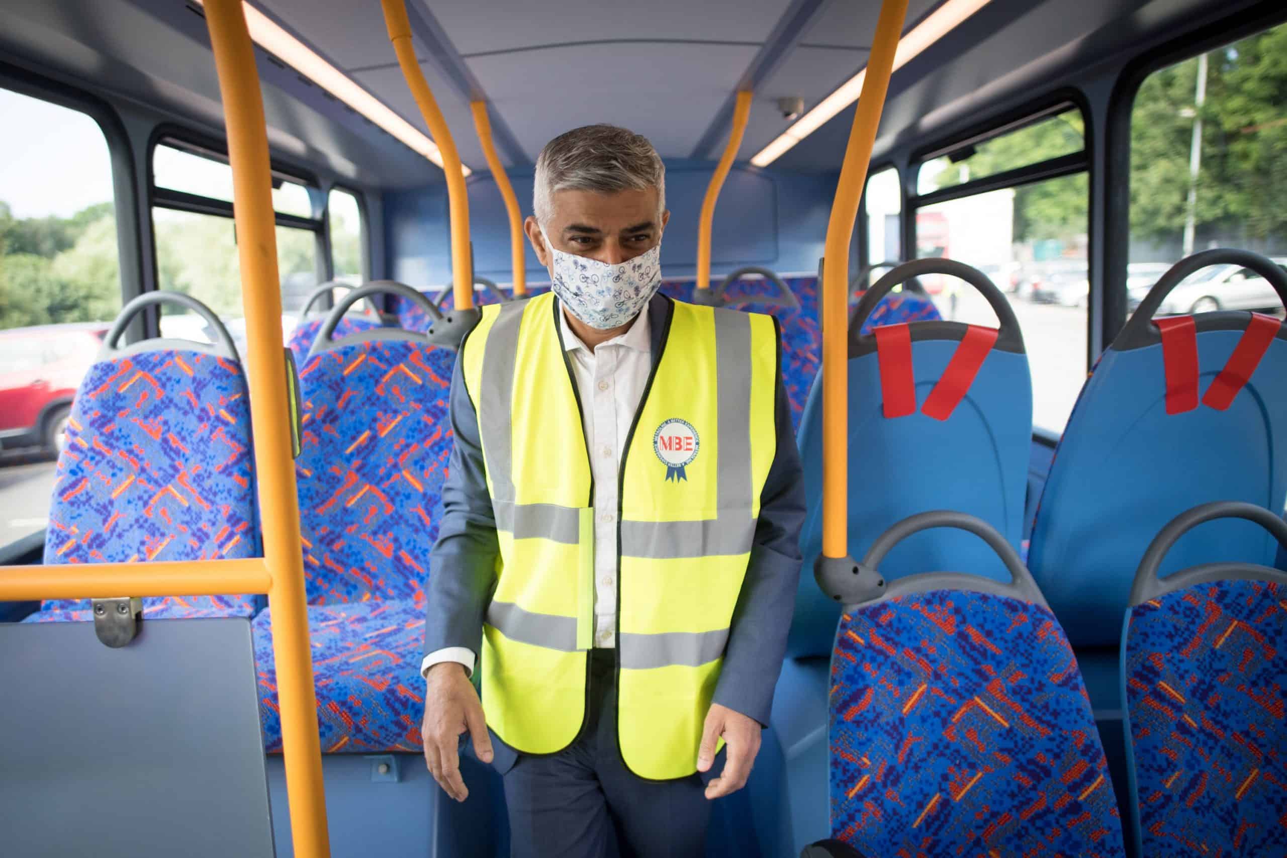 Sadiq Khan: Masks will remain mandatory on London transport