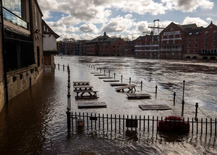 Recent flooding in York Credit;PA