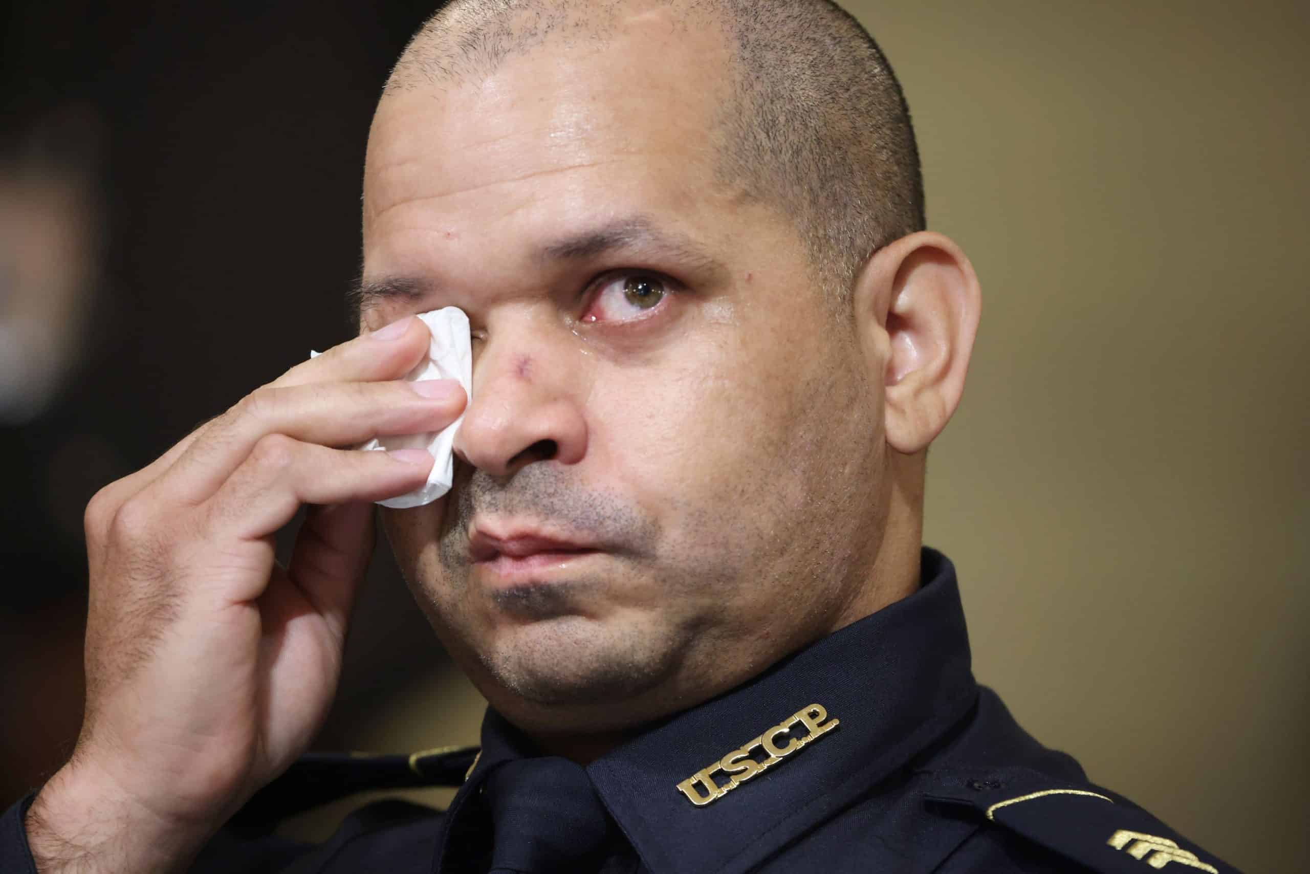 Tearful Capitol policemen say they feared for their lives at hands of pro-Trump mob