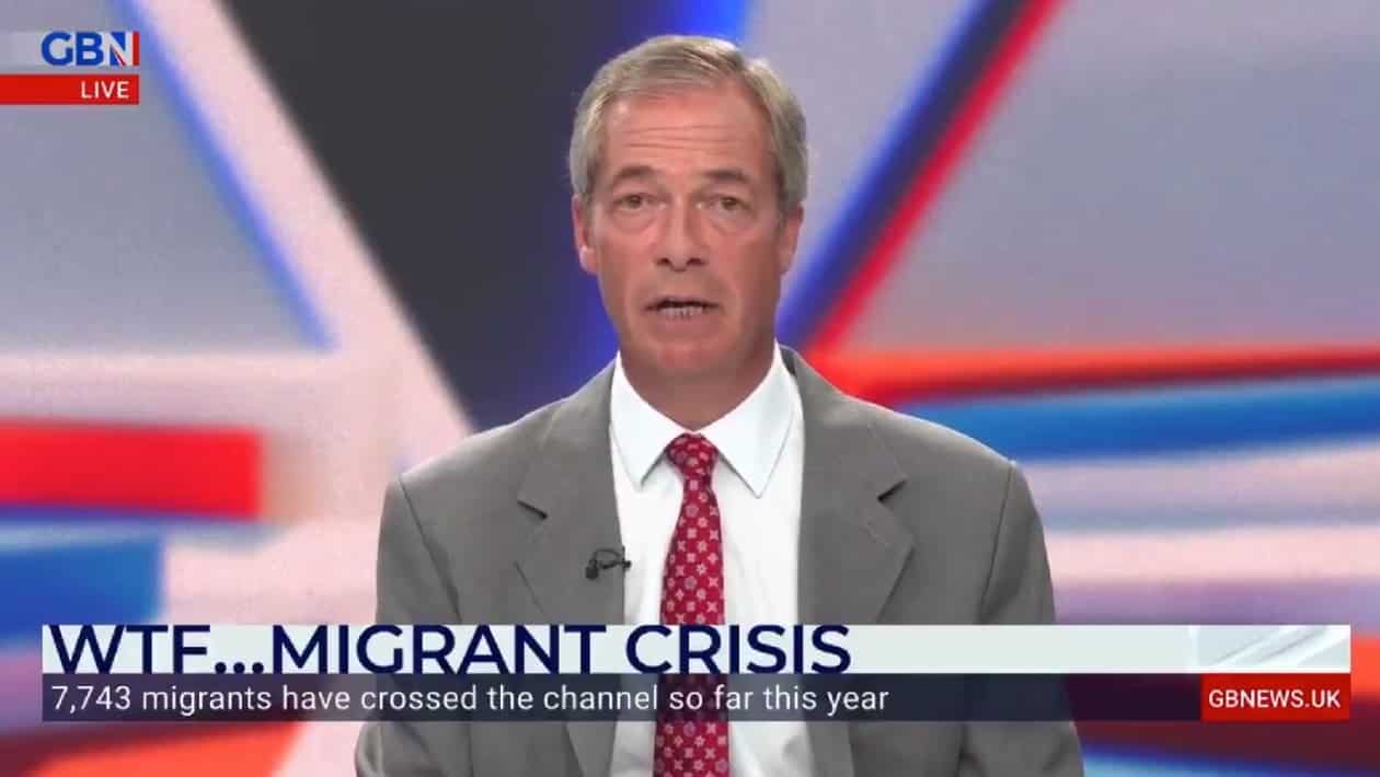 Nigel Farage’s GB News audience gets sliced in half