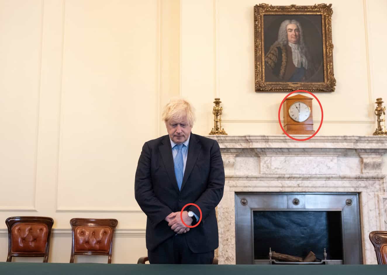 Boris Johnson’s watch 14 minutes fast during minute’s silence for Plymouth victims
