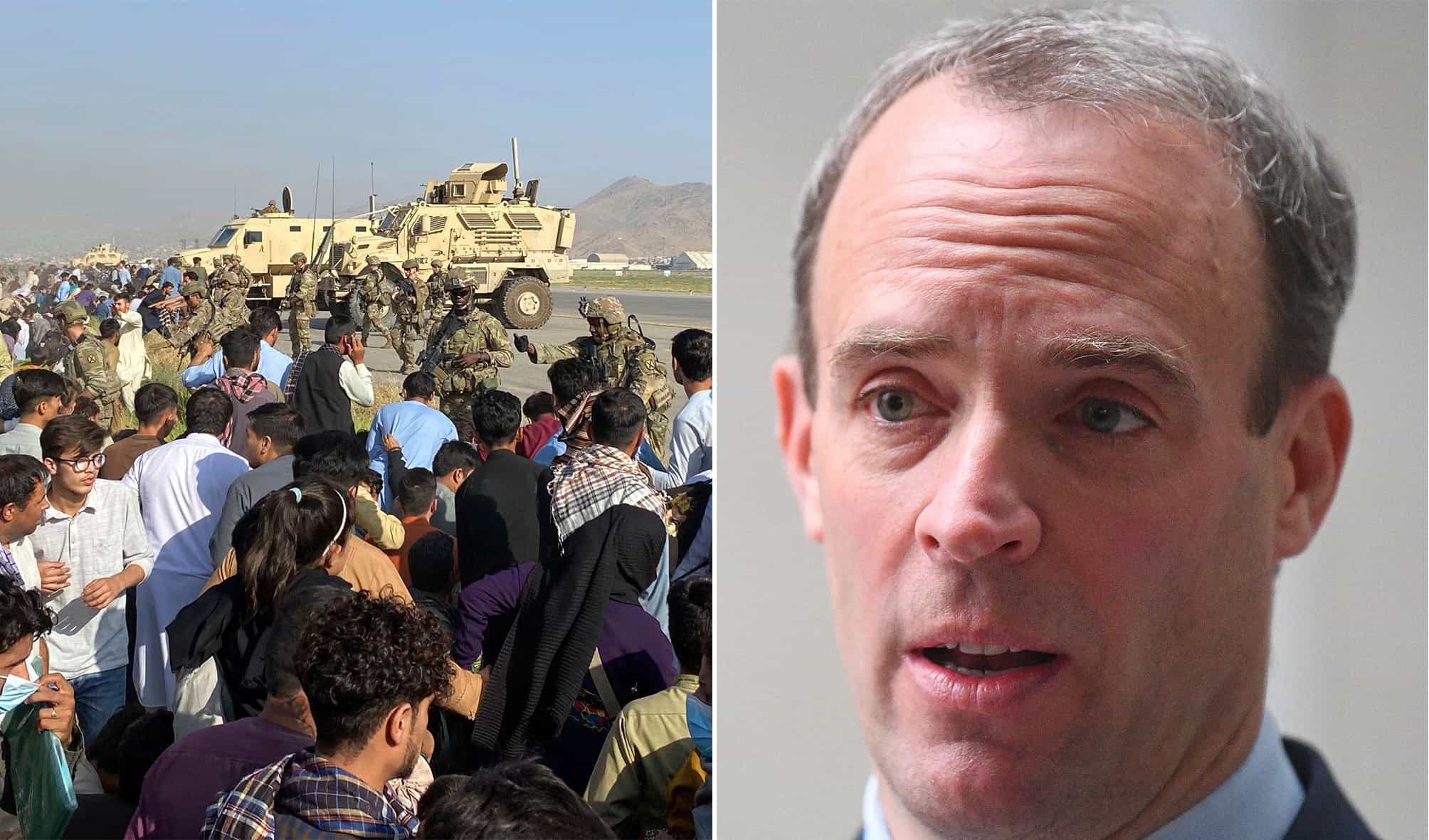 Astonishment as Raab claims nobody saw Afghan collapse to Taliban coming