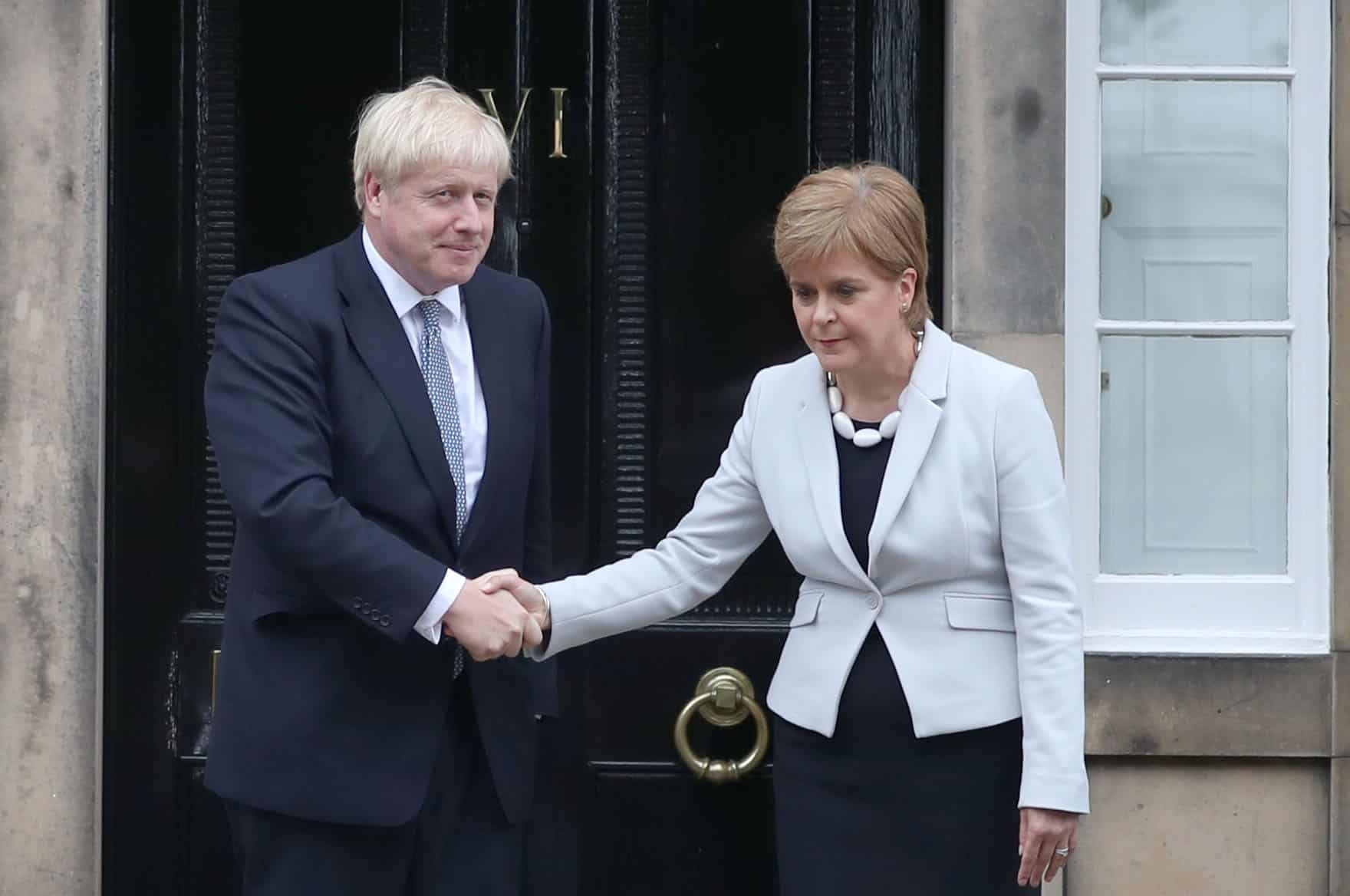 Johnson goes to Scotland – but snubs meeting with Sturgeon