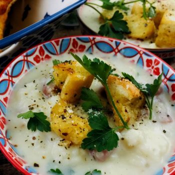 Italian Potato and Salami Soup
