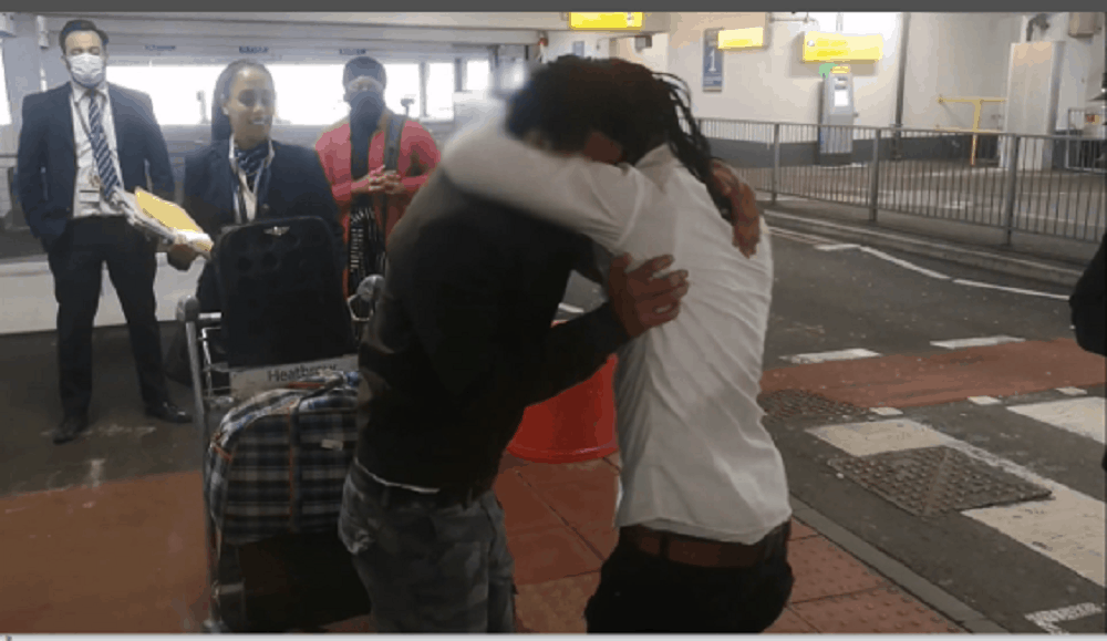 Watch: Refugee brothers reunited at Heathrow after five years apart
