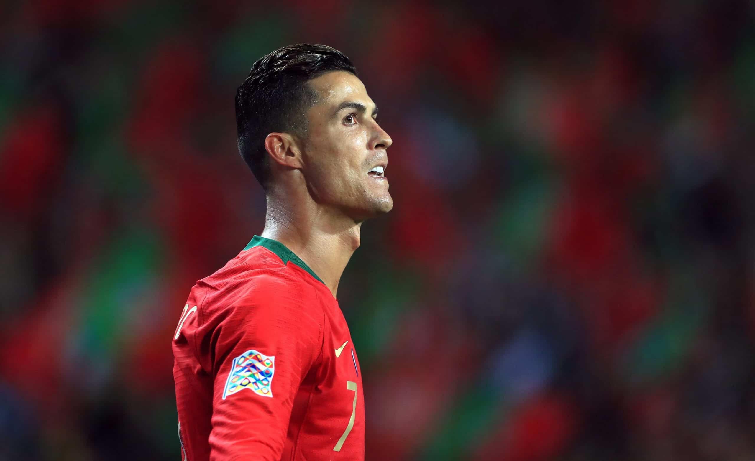 Cristiano Ronaldo: Banner flies over ground referring to allegations of rape made against star