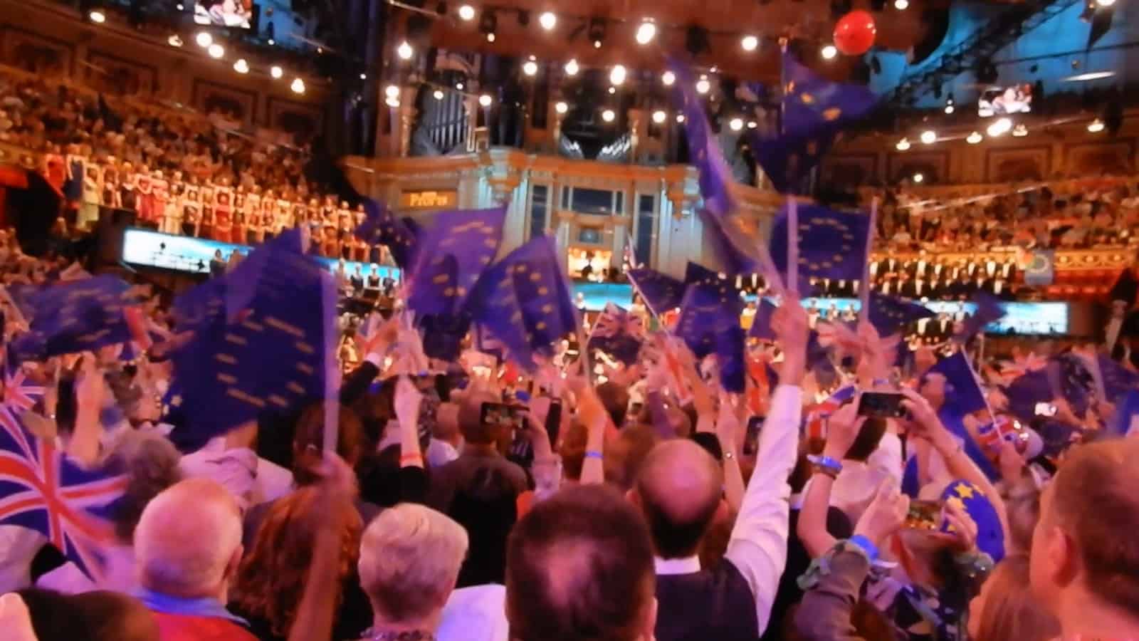 Watch: Breixters furious as Proms awash with EU flags
