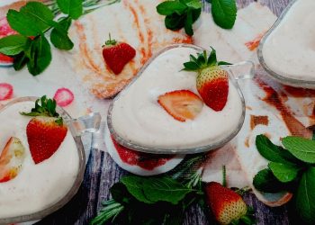 No Added Sugar Strawberry Mousse