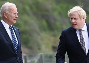 Joe Biden and Boris Johnson