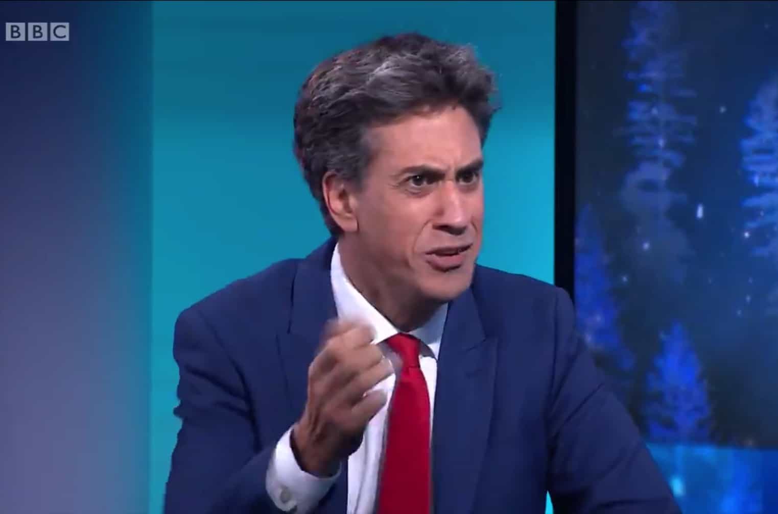 ‘Red bull on his Coco-pops’: Ed Miliband delivers blistering climate change speech