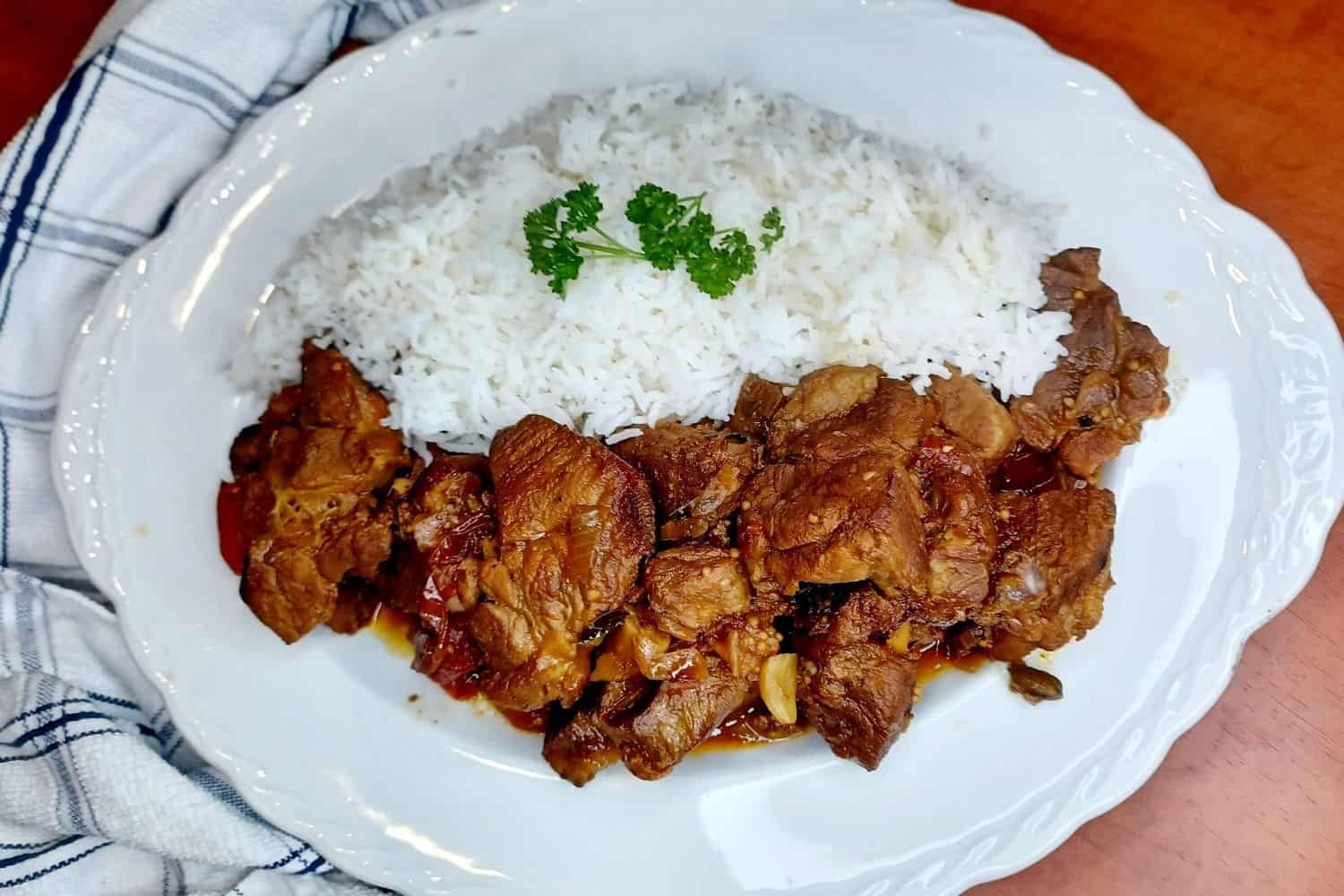 24 Hour MarinatedPork Neck Curry