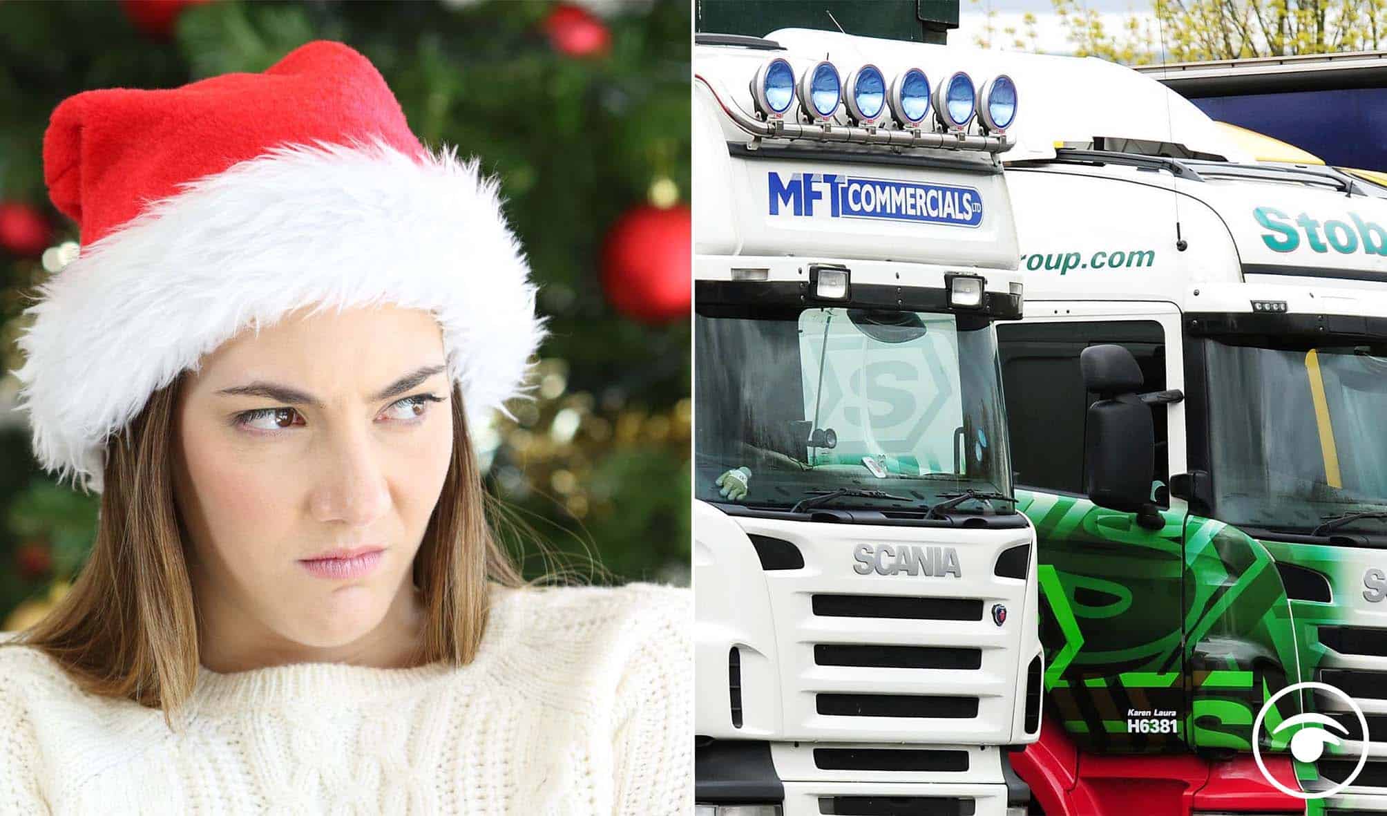 Xmas cancelled? Govt can’t guarantee enough lorries for Christmas deliveries
