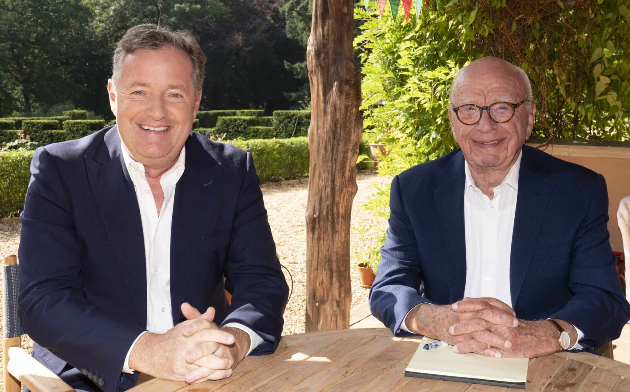 Murdoch announces new TV channel – and Piers Morgan will front it