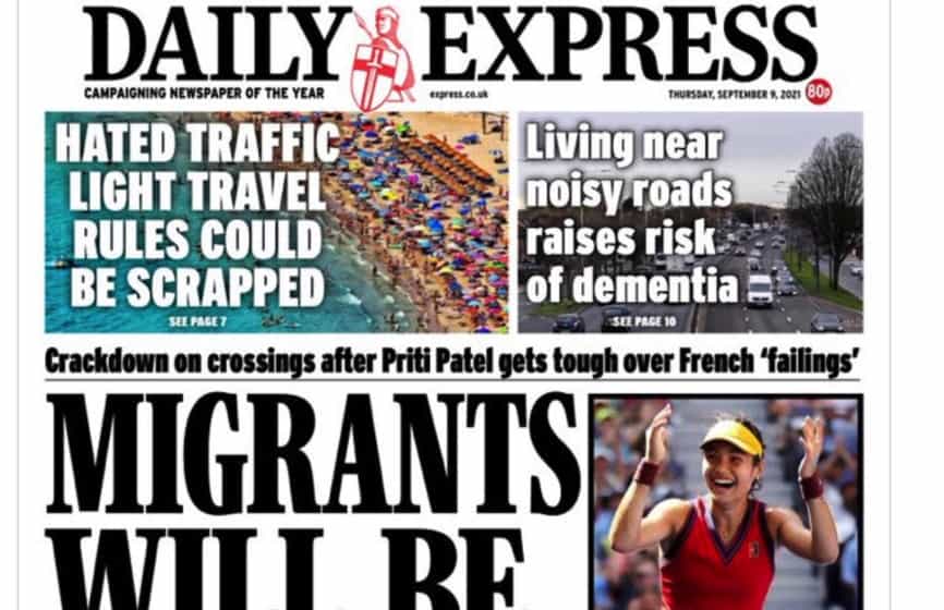 Daily Express front cover backfires spectacularly