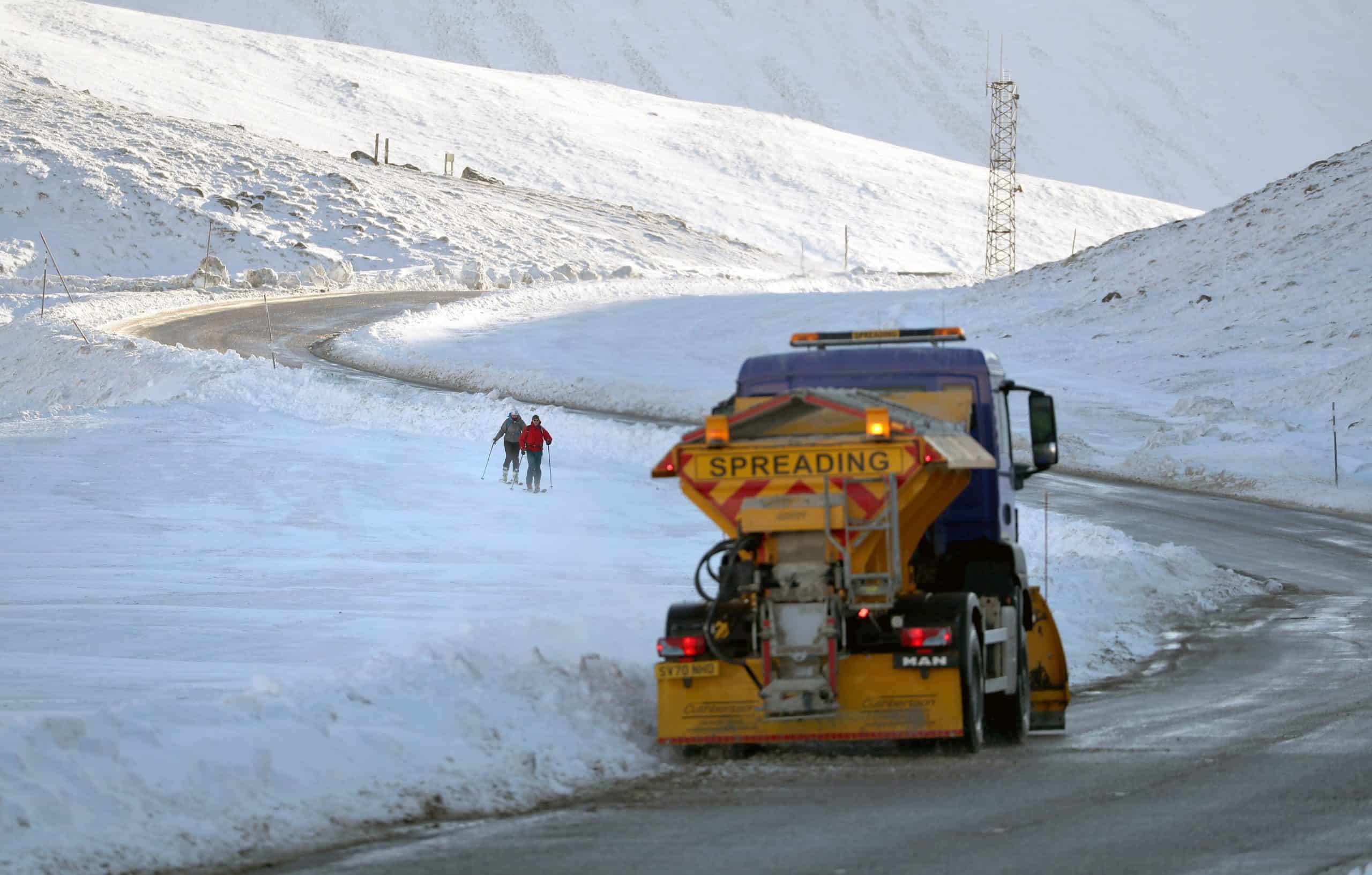 Ice Ice maybe: Gritter driver shortage could leave more motorists stuck on frozen roads