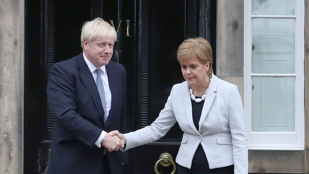 Boris Johnson only PM I’ve worked with who has disgraced the office – Sturgeon