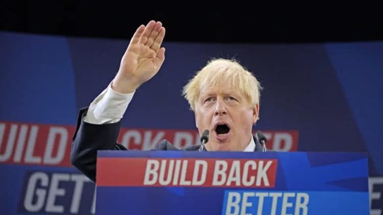 BORIS JOHNSON BUILD BACK BETTER