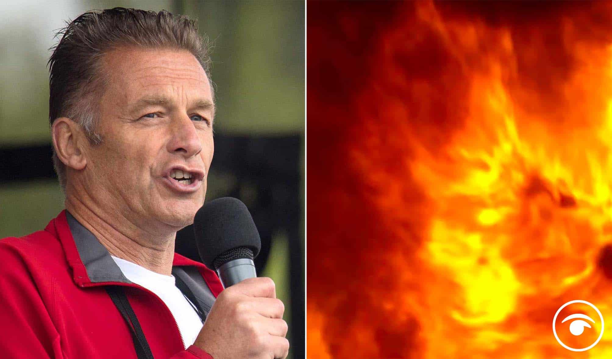 Watch: Chris Packham vows to carry on his end hunting activism despite arson attack at home