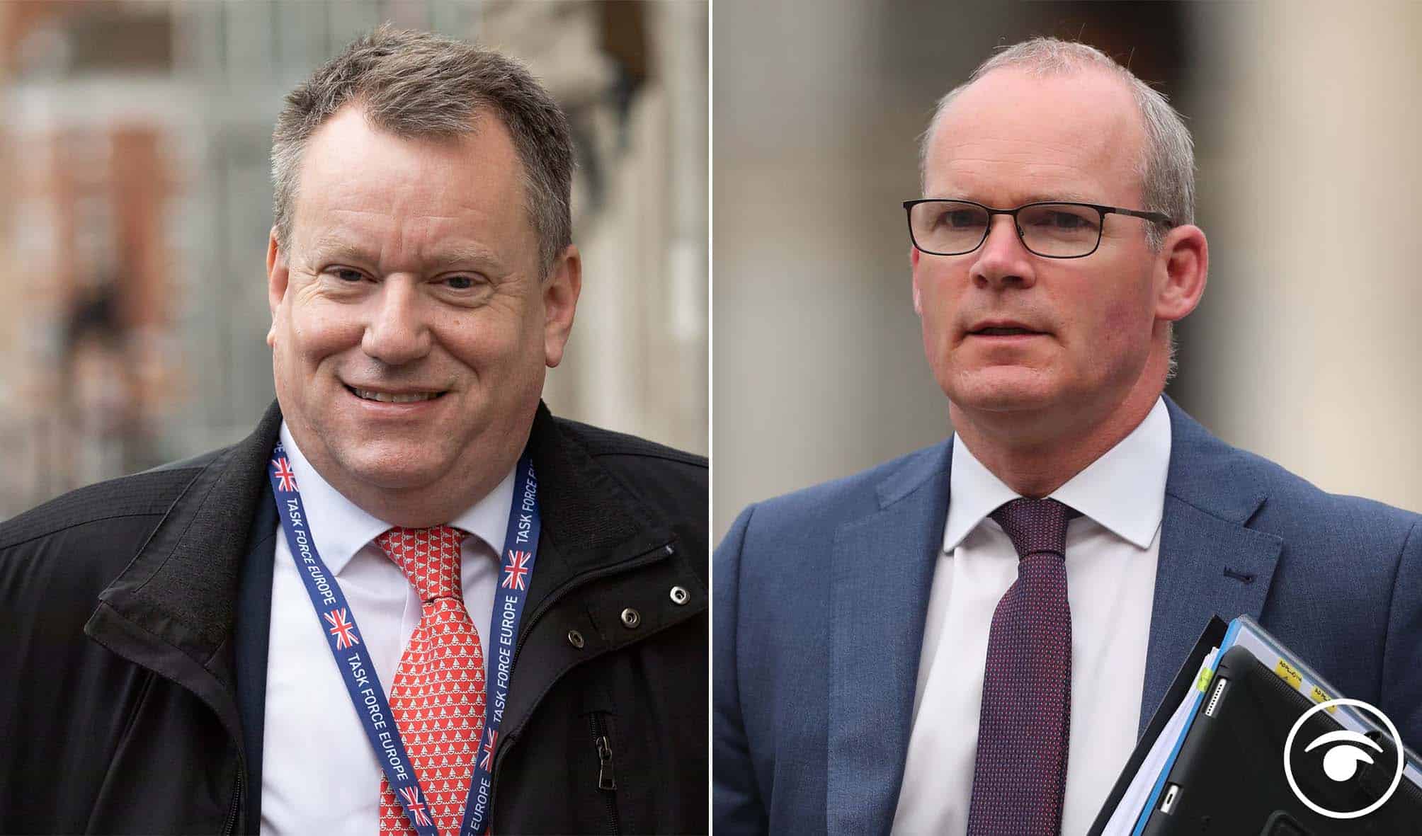Coveney questions if UK wants ‘breakdown in relations’ with EU in late-night Twitter spat with Frost