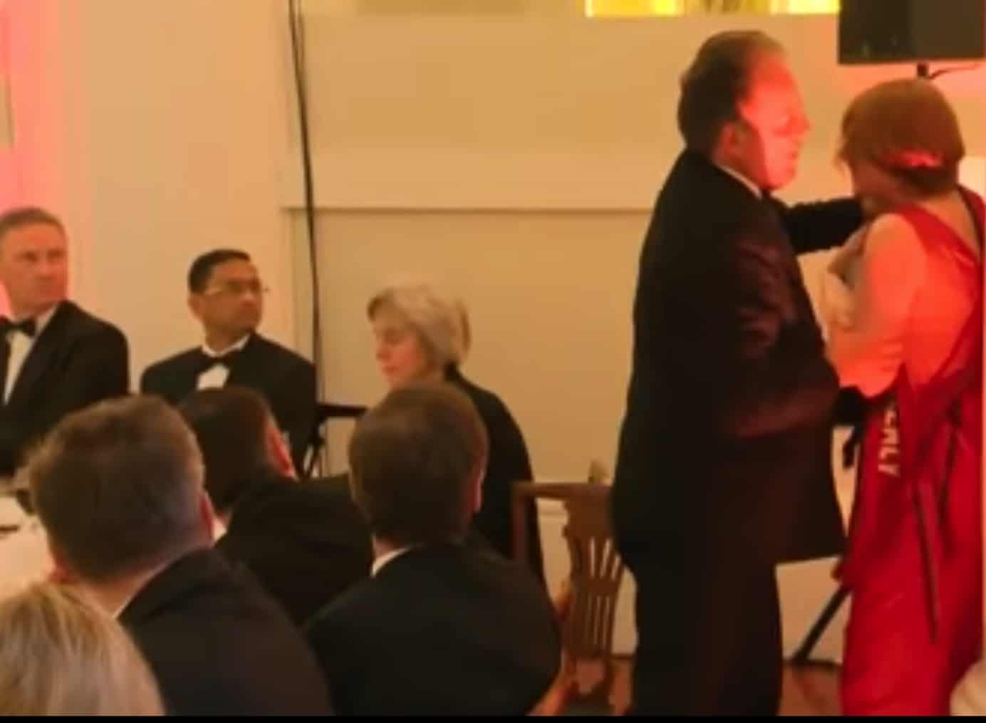 Video of Mark Field manhandling female protester resurfaces as Tories pledge to protect women