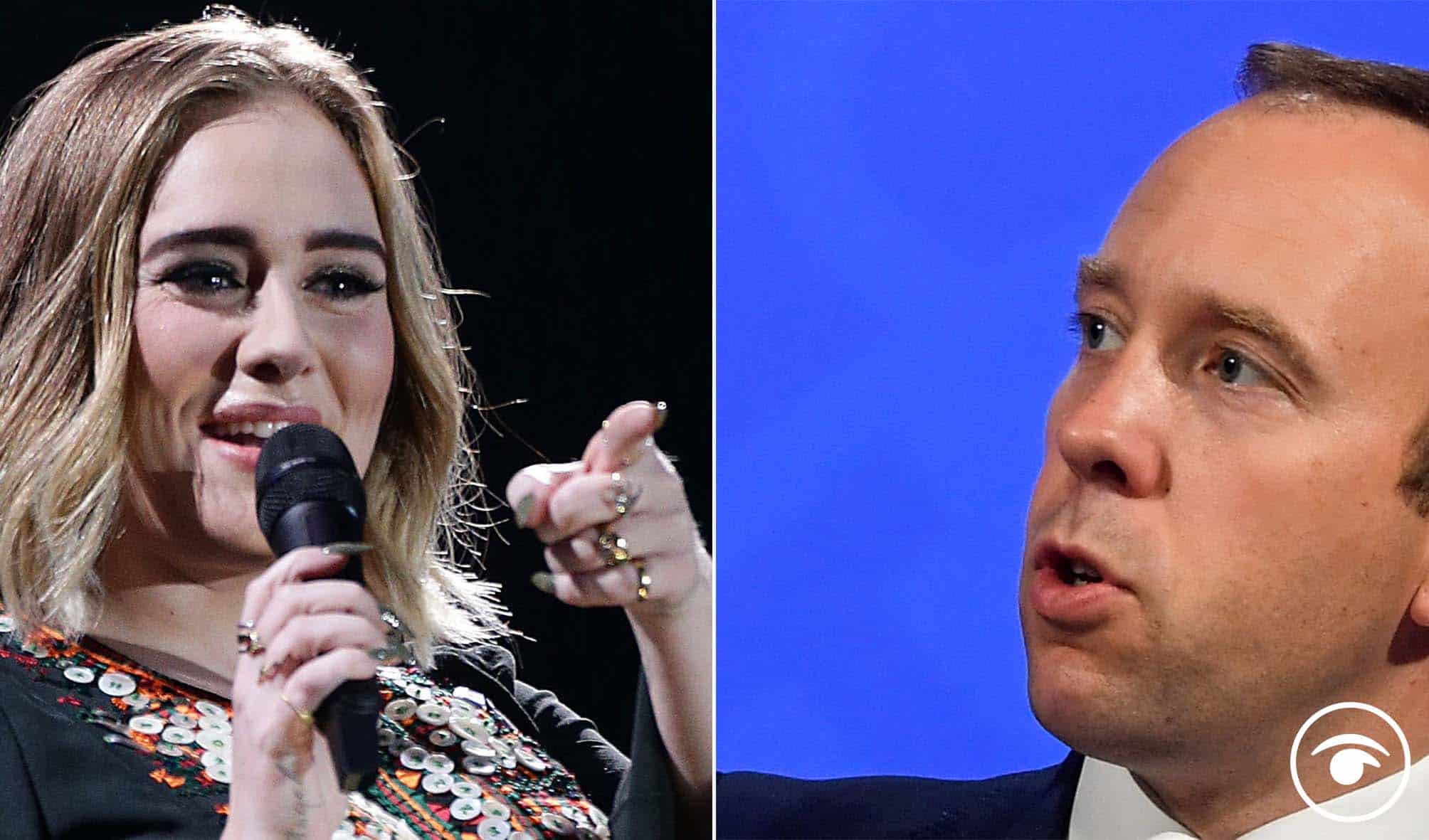 Adele gave her view on Matt Hancock’s affair and a lot of people agreed