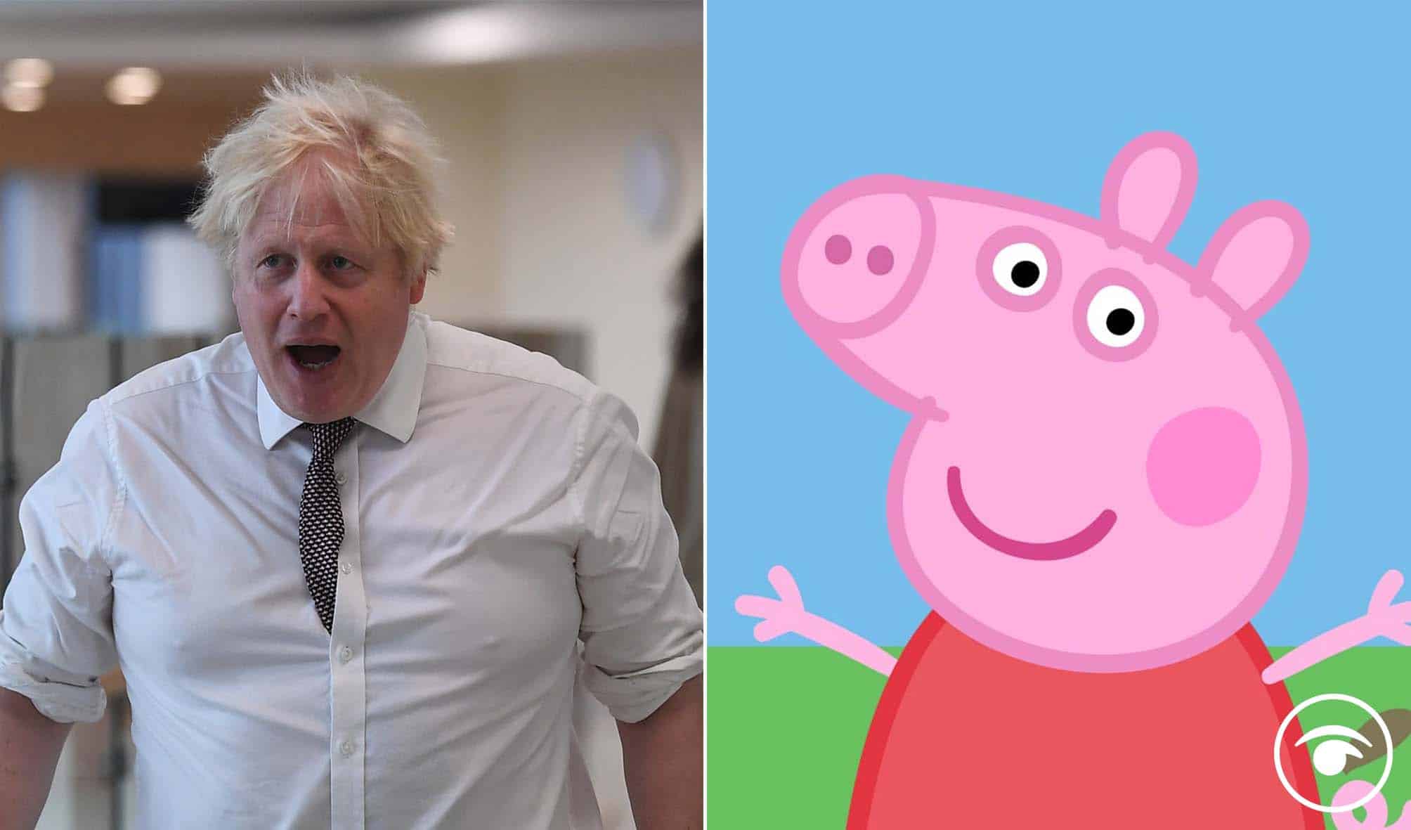 Defending the indefensible? – Daily Mail says ‘don’t sneer’ at Johnson’s fixation with Peppa Pig