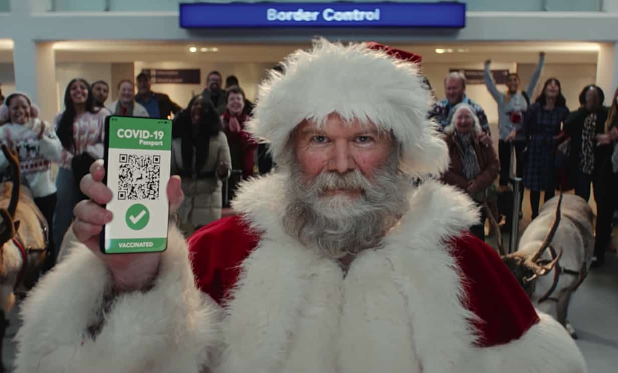 Anti-vaxxers boycott Tesco over double jabbed Santa in Christmas ad