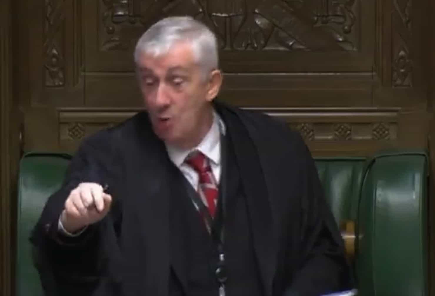 Speaker Lindsay Hoyle fumes at Johnson as PMQs descends into chaos