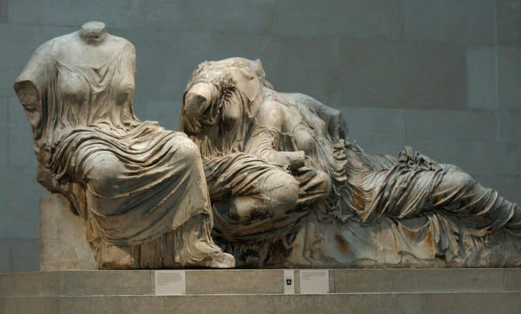 A Sections of the Parthenon Marbles in London's British Museum.  The current Lord Elgin, ancestor of Lord Elgin, the British ambassador to the Ottoman Empire between 1803 and 1812 who originally brought the marbles to Britain, claimed today on BBC Radio Four's Today programme, that the Greeks could not be trusted to look after the marbles if returned to their country of origin. The British Museum, which houses the stones, has refused to hand them over despite a campaign which has been running for more than 40 years, that has recently won the backing of public figures including Dame Judi Dench, Vanessa Redgrave and Julie Christie.