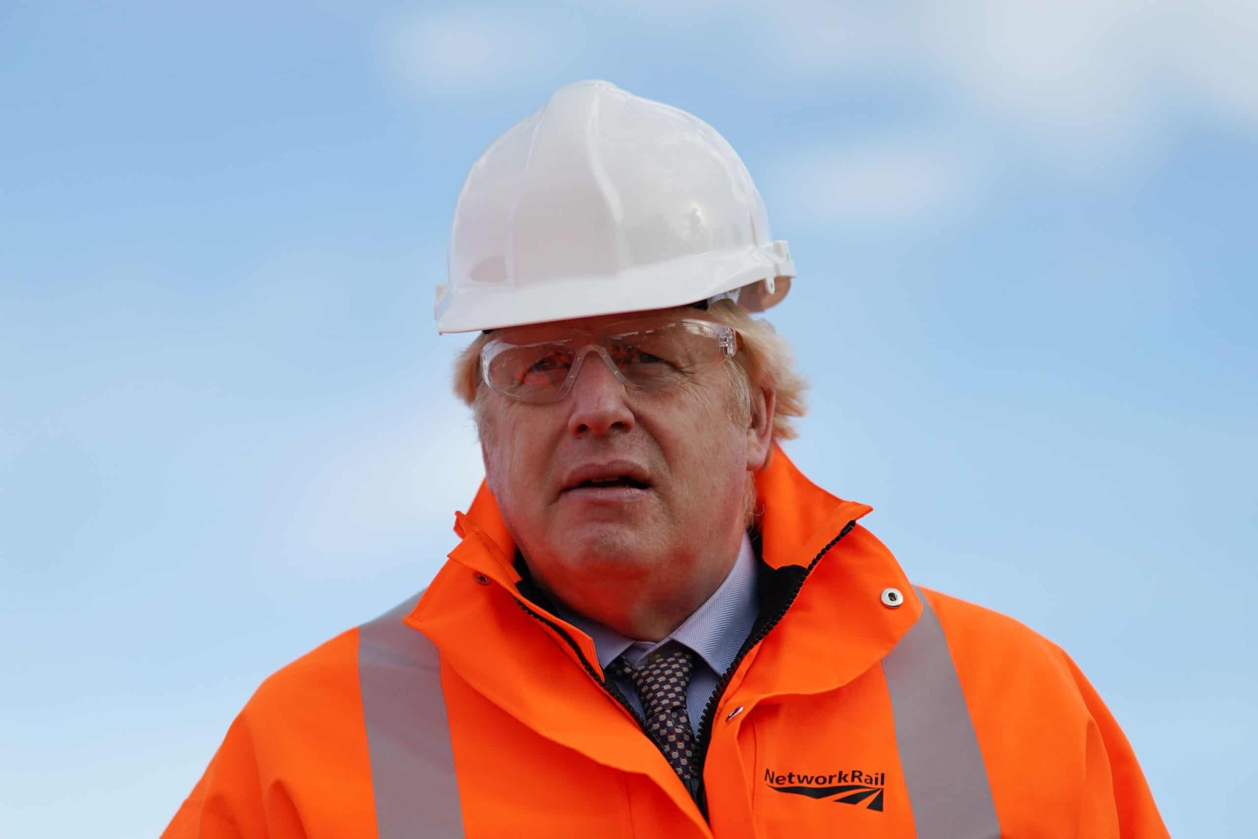 Johnson will U-turn on scaled-back rail plan, George Osborne predicts
