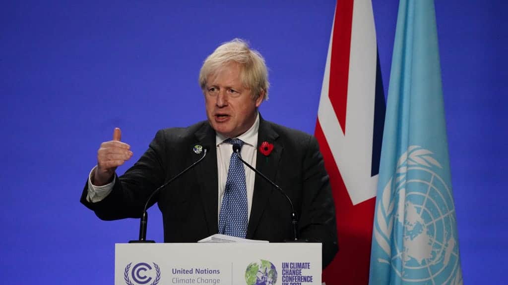 Reaction as Johnson uses Cop26 to tell the world – We’re not a corrupt country