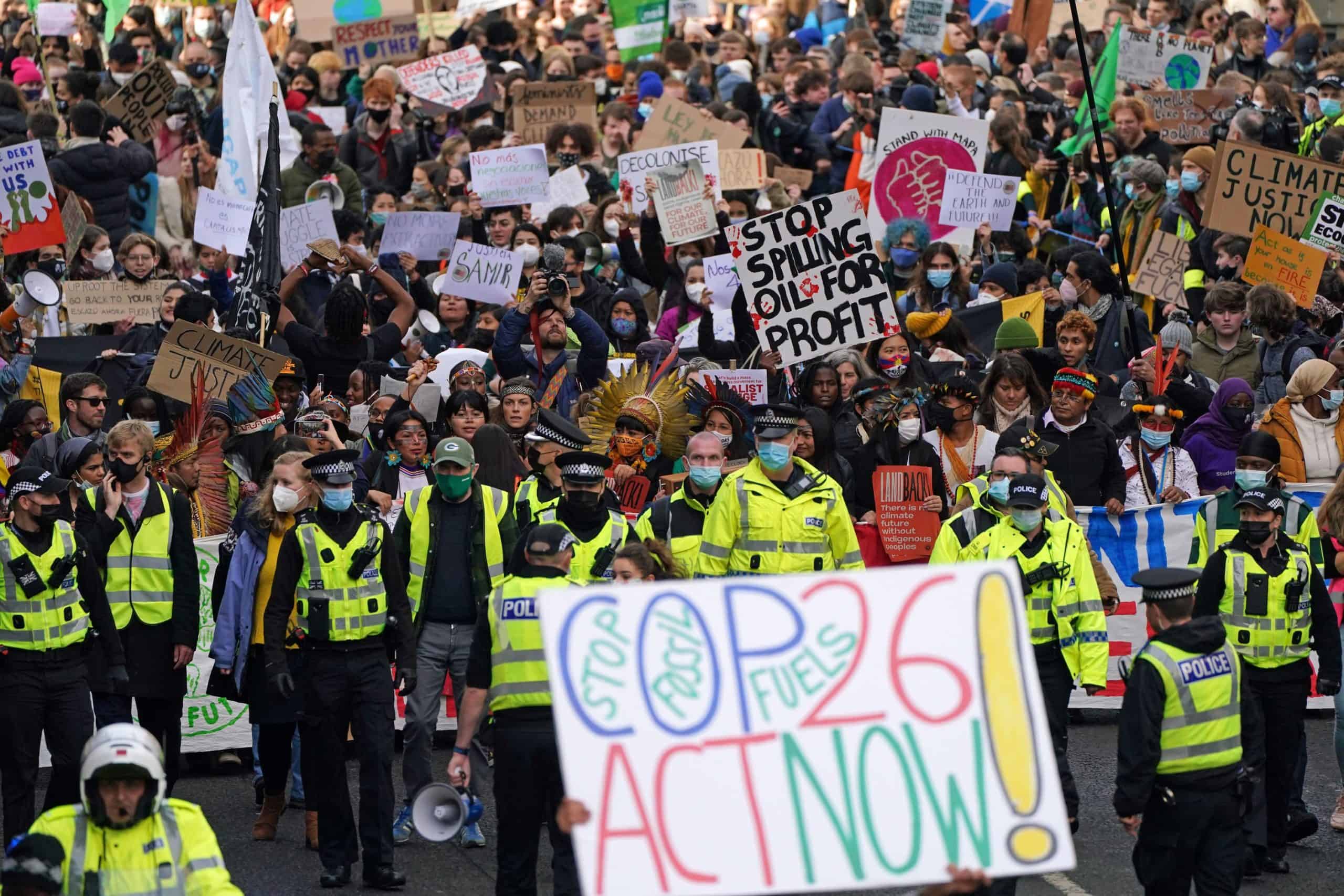 Thousands of young people join climate strike…but Education Sec tells pupils not to miss school