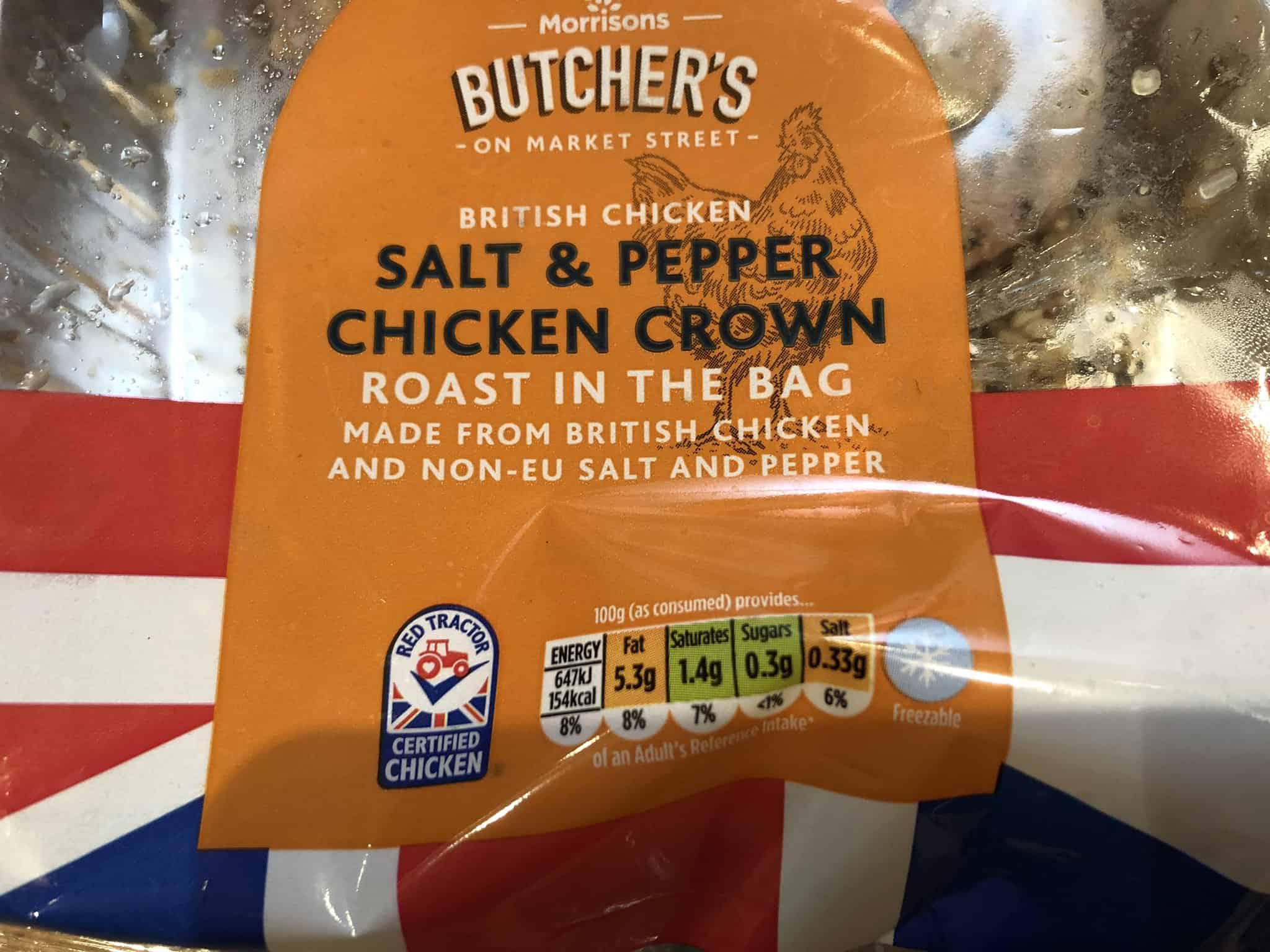 Morrisons backtracks after advertising ‘non-EU salt and pepper’ on its ‘British’ chicken