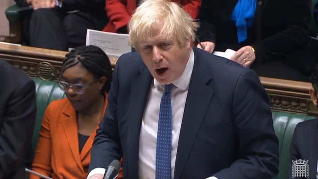 Johnson faces questions about his political future in fiery PMQs
