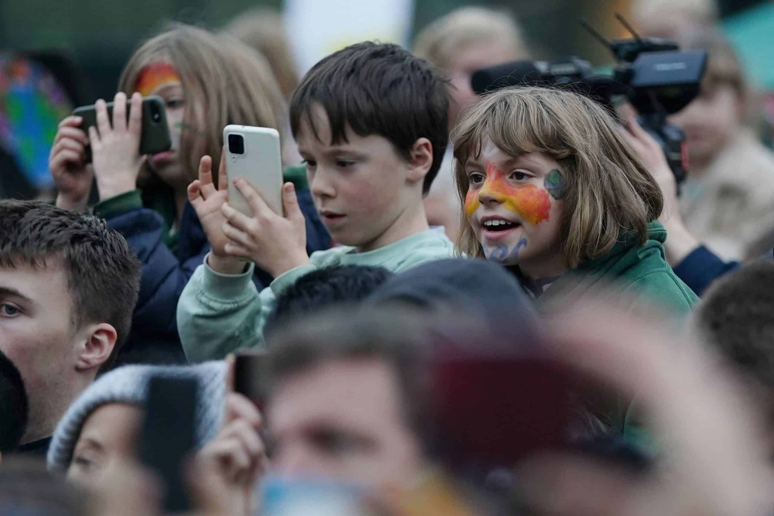 School-skipping Glasgow climate marchers call on world leaders to ‘listen’