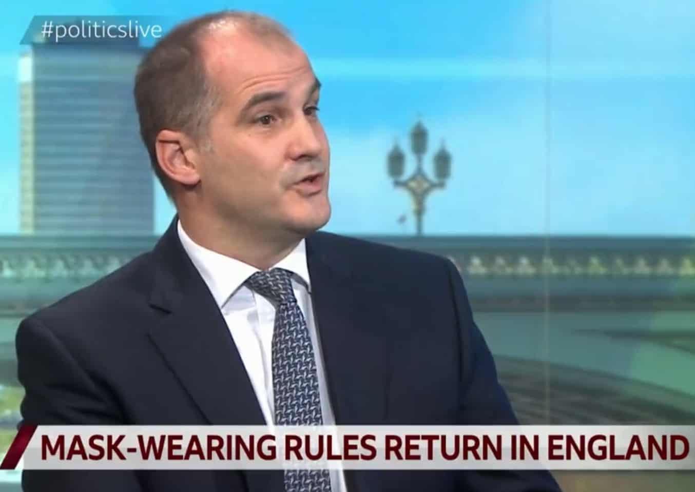 Watch: Tory MP’s facemask self-own will make him cover his face… with his hands