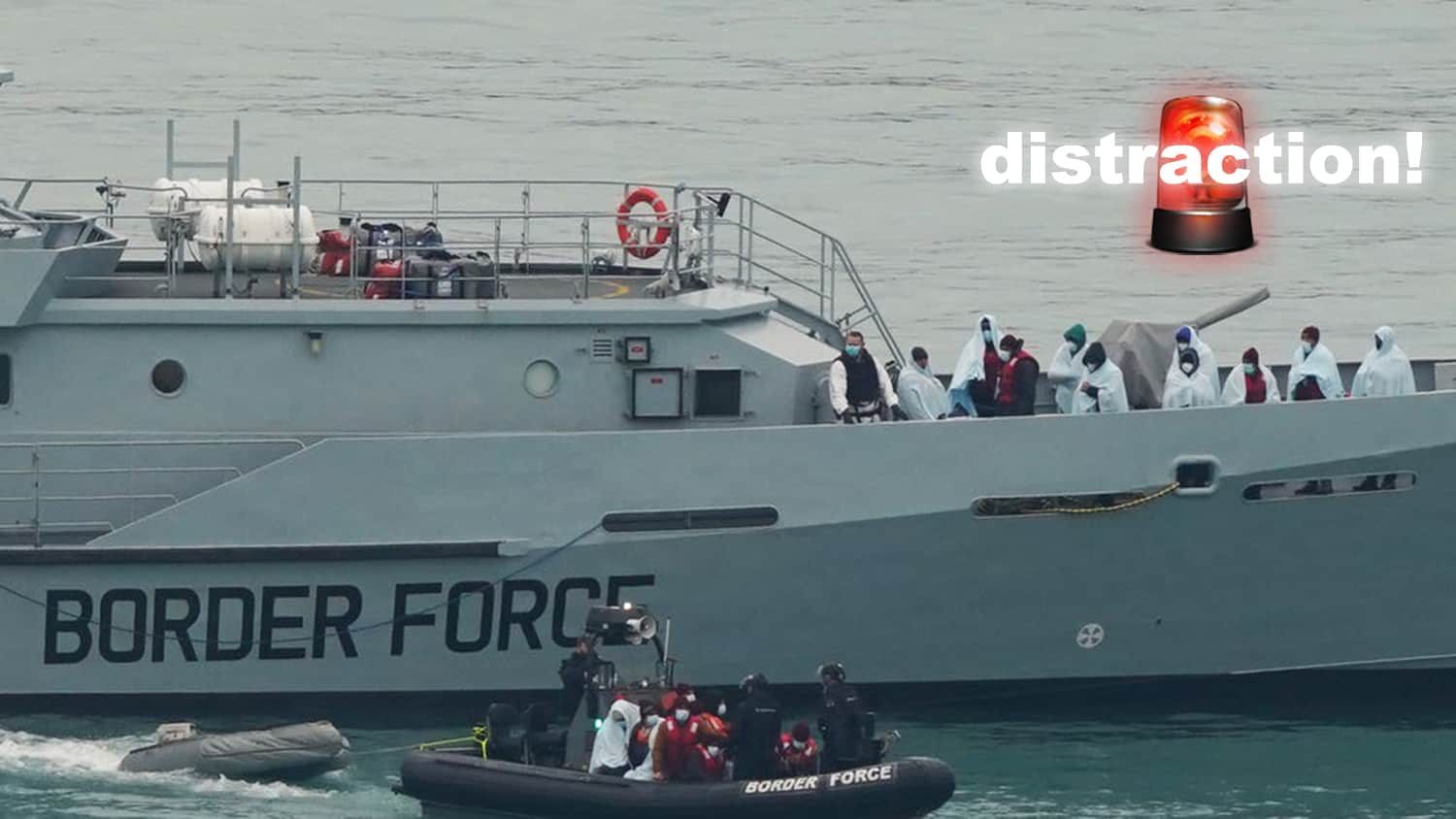 Distraction alert! Military drafted in to tackle migrant crossings