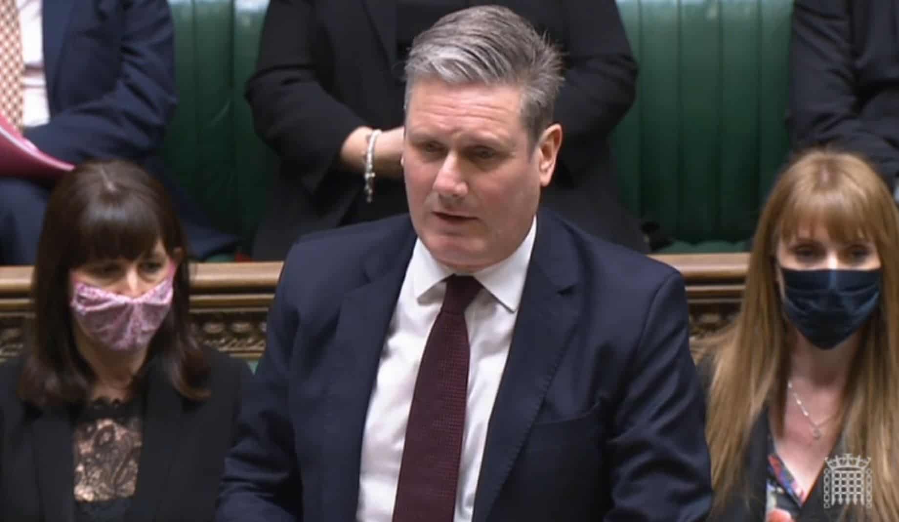 ‘Everybody’s fault but his’: Starmer savages Johnson over Gray report