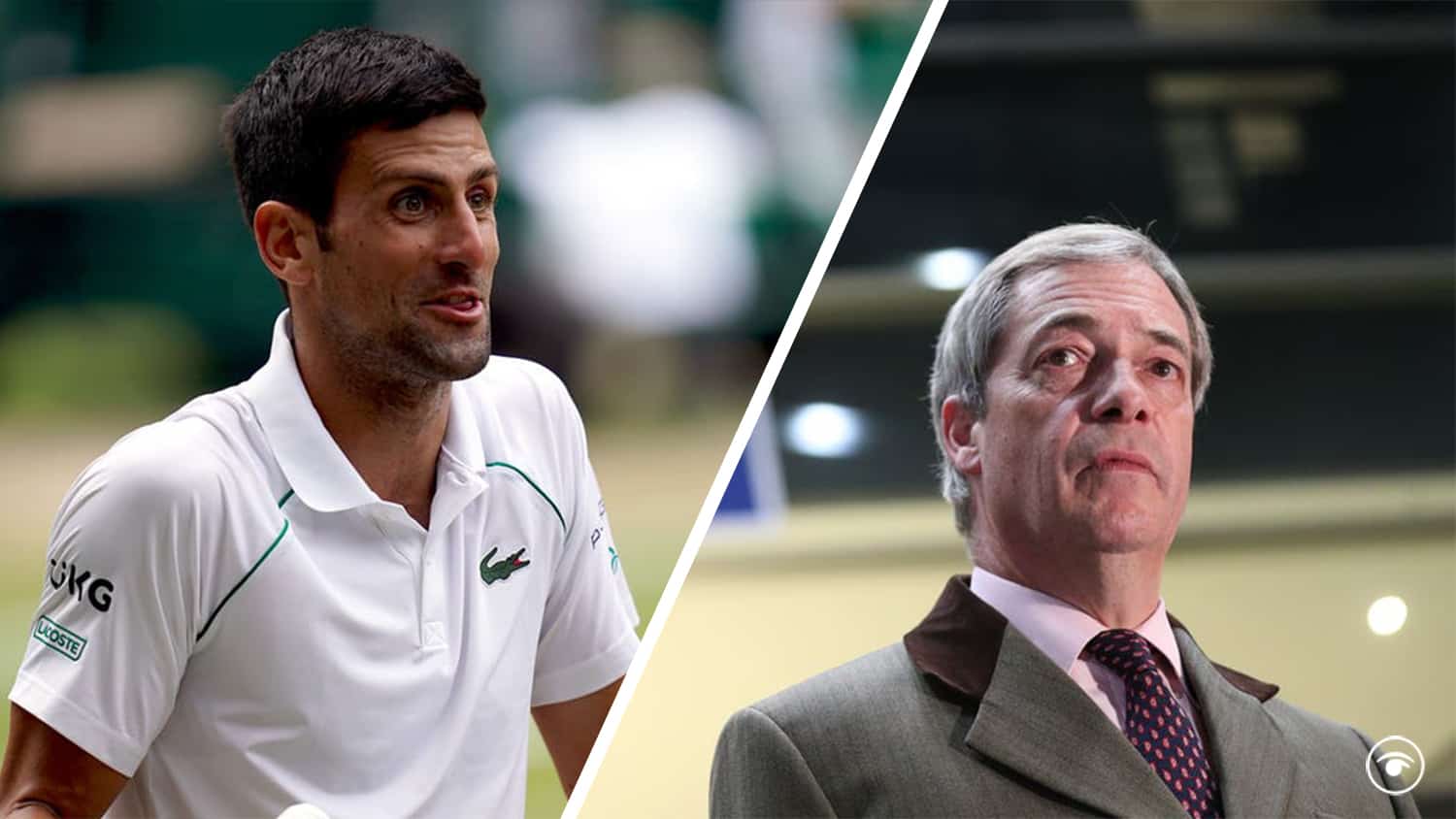 Reaction as Farage travels to Belgrade to support Djokovic family over border row