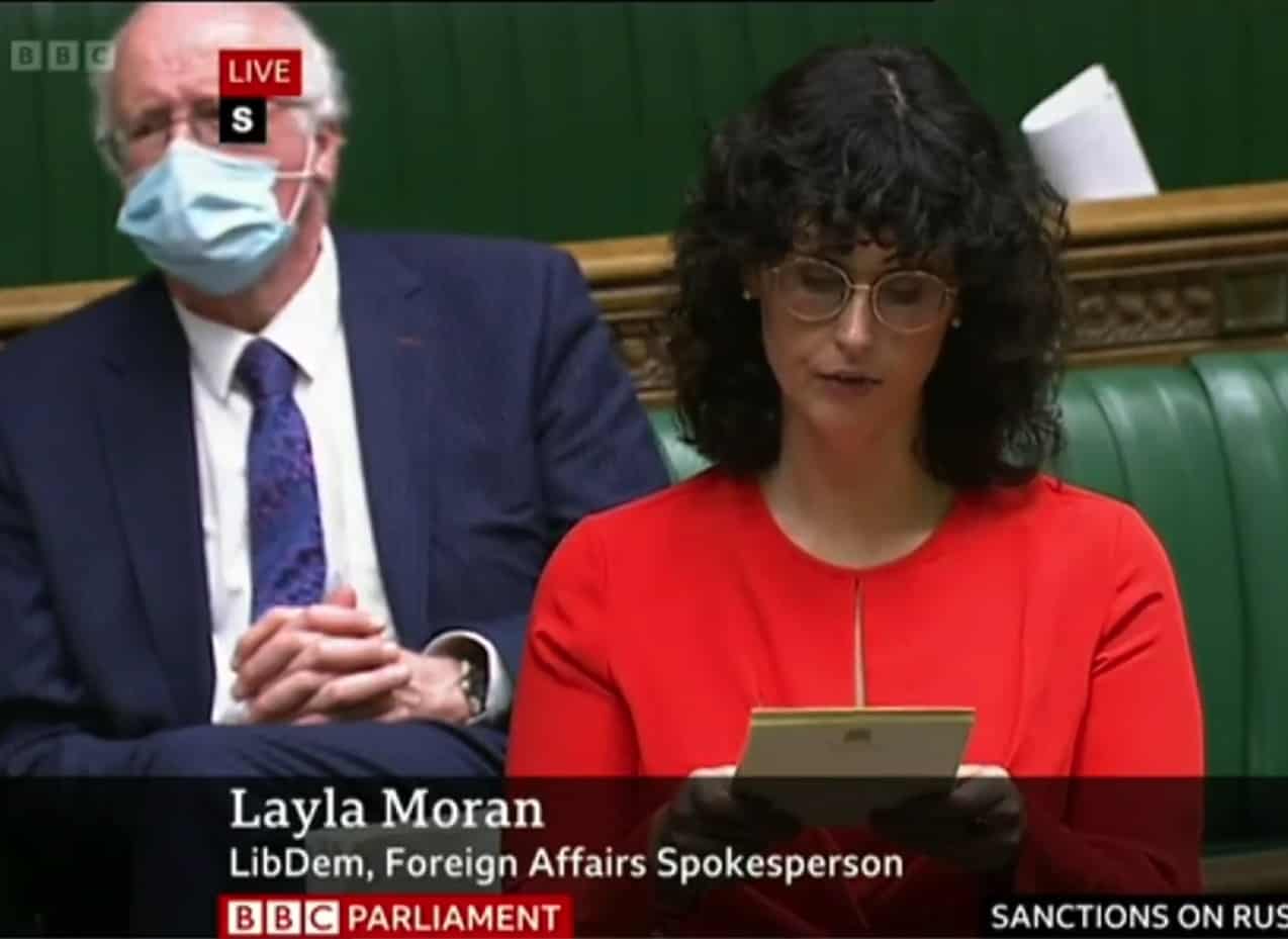 Watch: MP uses parliamentary privilege to name 35 Russian oligarchs that ‘should be sanctioned’