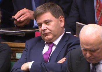 Conservative MP Andrew Bridgen. Credit;PA