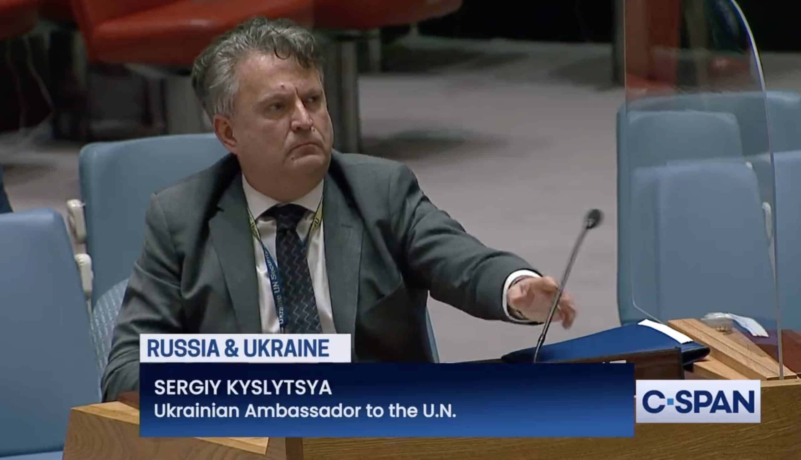 Watch: Ukrainian ambassador to UN tells Russian counterpart ‘war criminals go straight to hell’