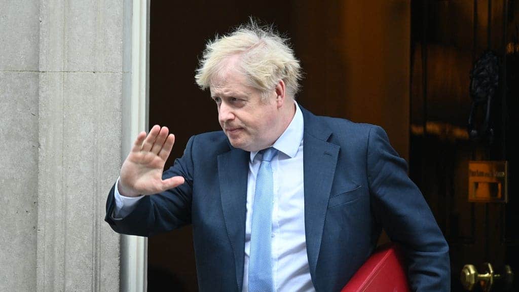 Boris hit with bombshell Partgate image as he walked into PMQs