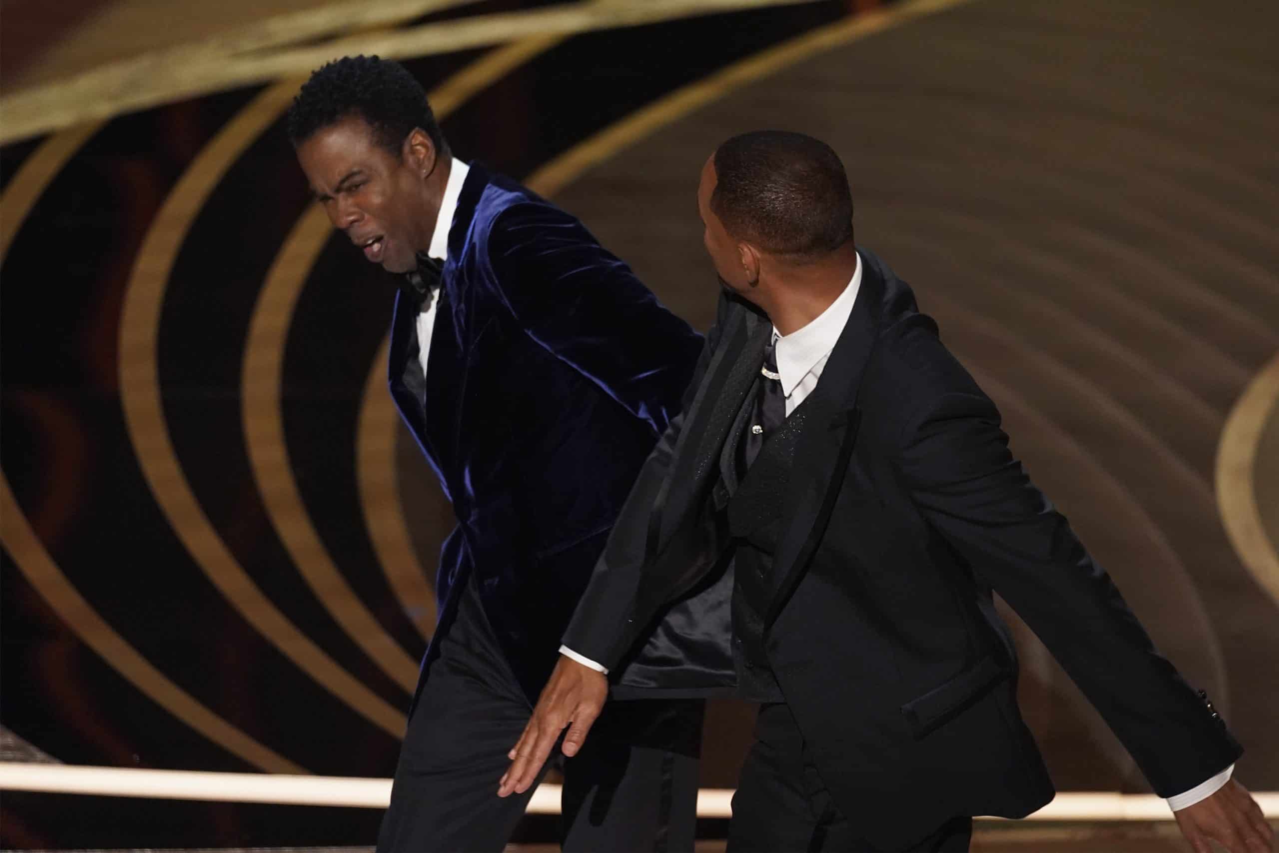Will Smith throws Oscars into chaos after hitting Chris Rock on stage