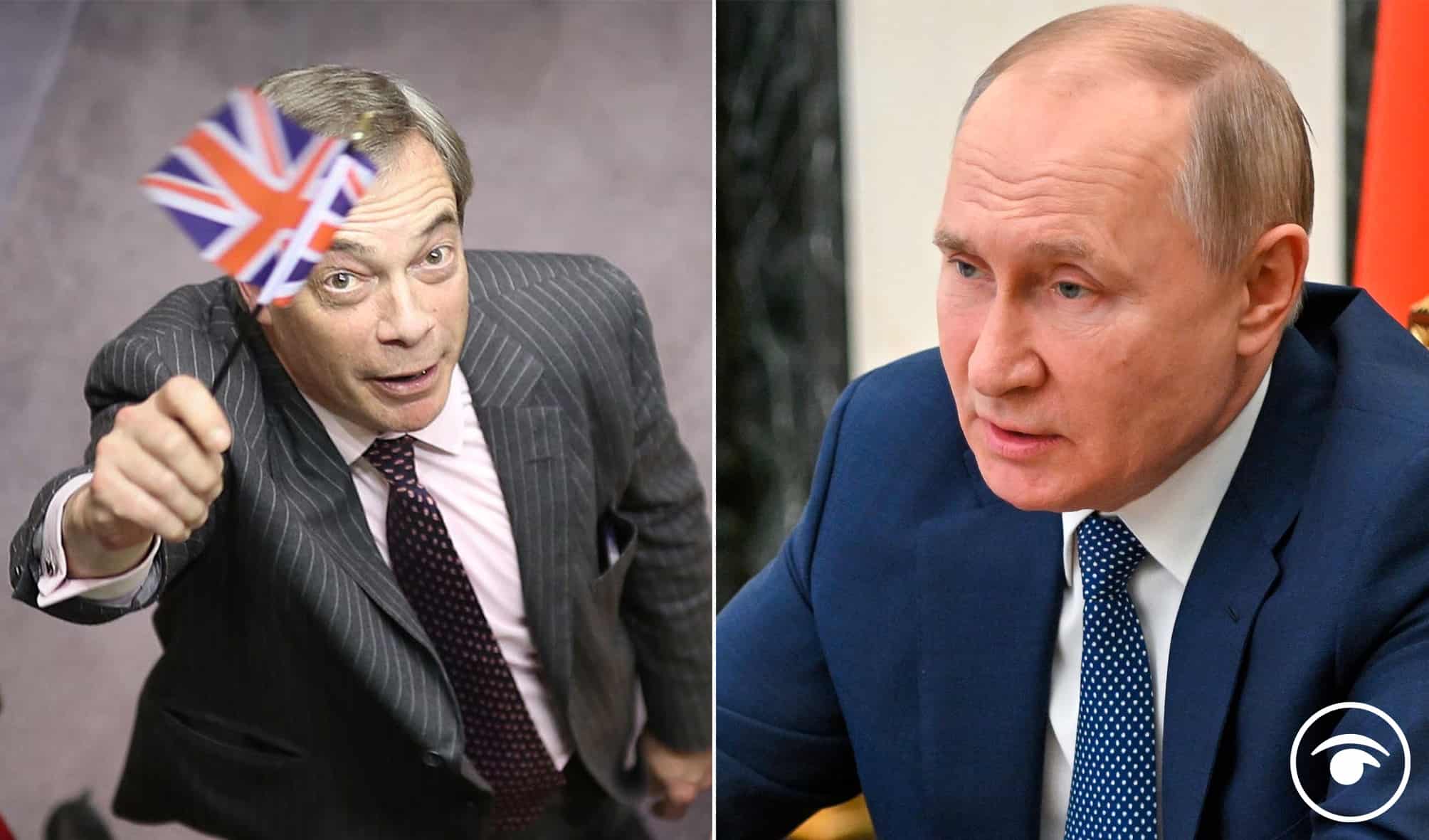 Farage wades into the Ukraine debate and is laughed out of town