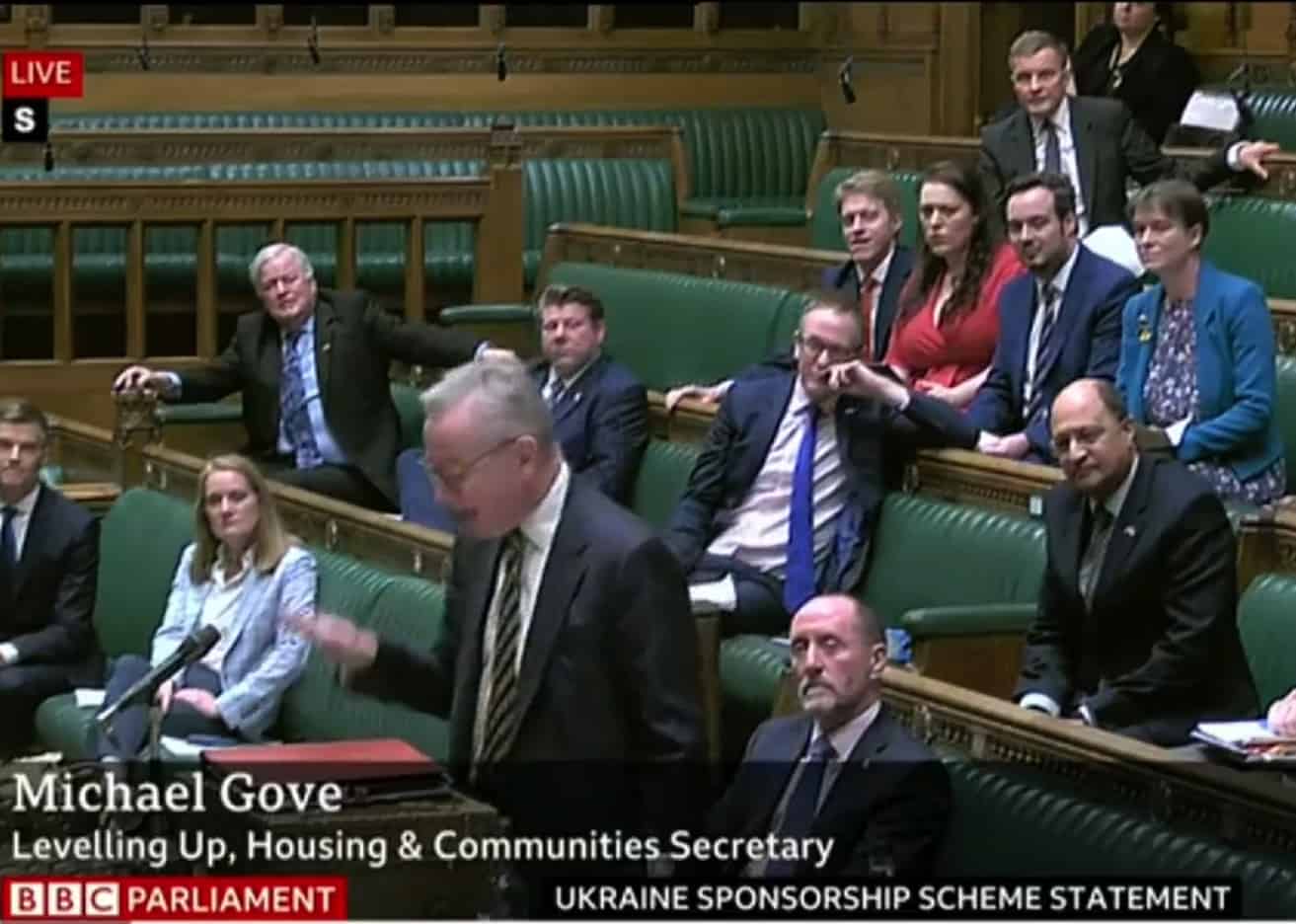 Watch: Michael Gove loses his cool in parliament over hostile environment accusations
